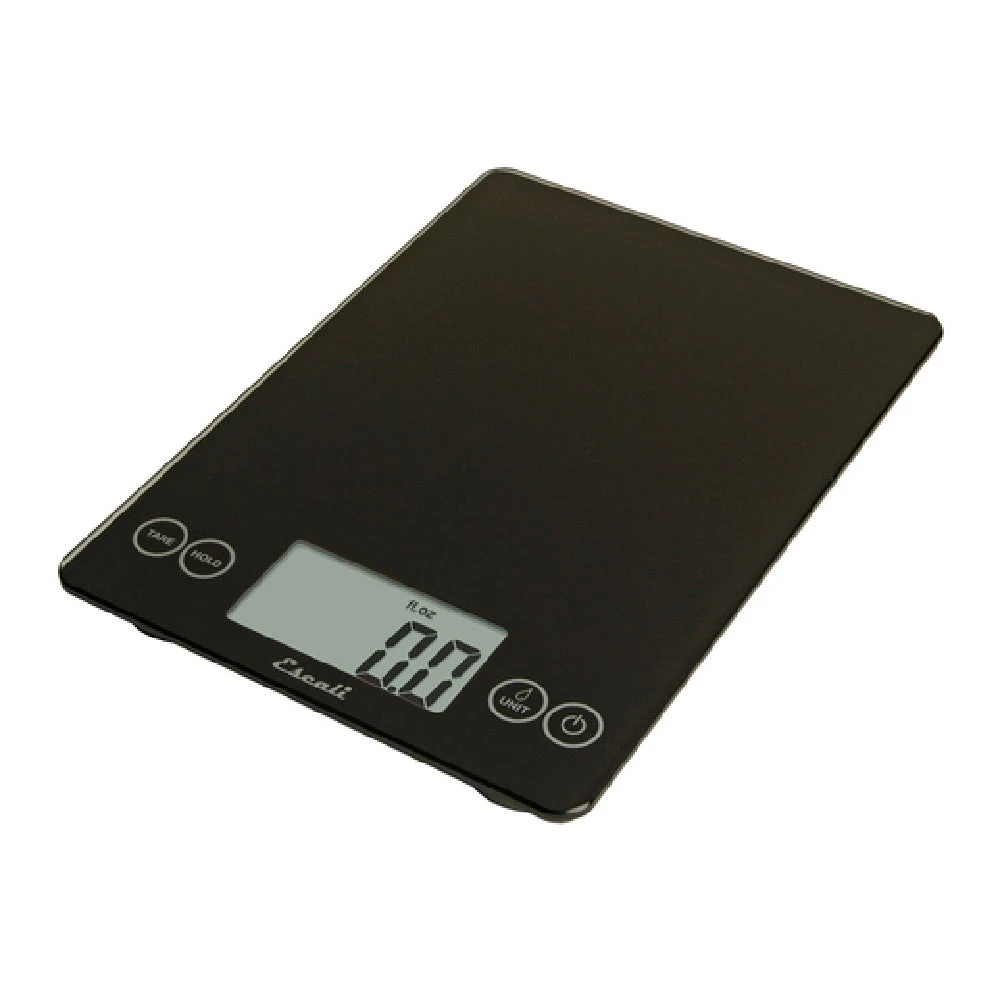 Carlisle SCDG15BK 6.5 Inch Digital Scale 15 Lb at 0.1 Oz Glass Plastic Black