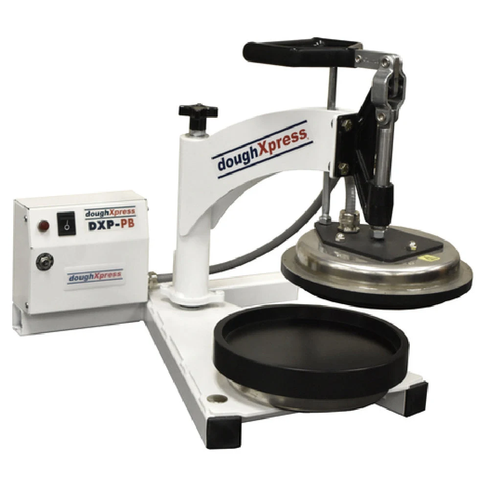 DoughXpress DXP-PB-2-8-120 8 Inch Pizza Dough Press Manual Non-Stick