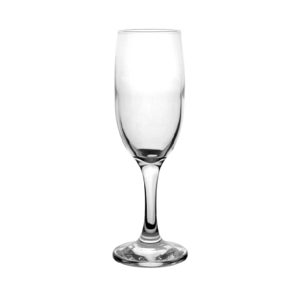 Steelite P44419 6.75 oz Pure Flute Glass Soda Lime Clear 2 Dozen Cases