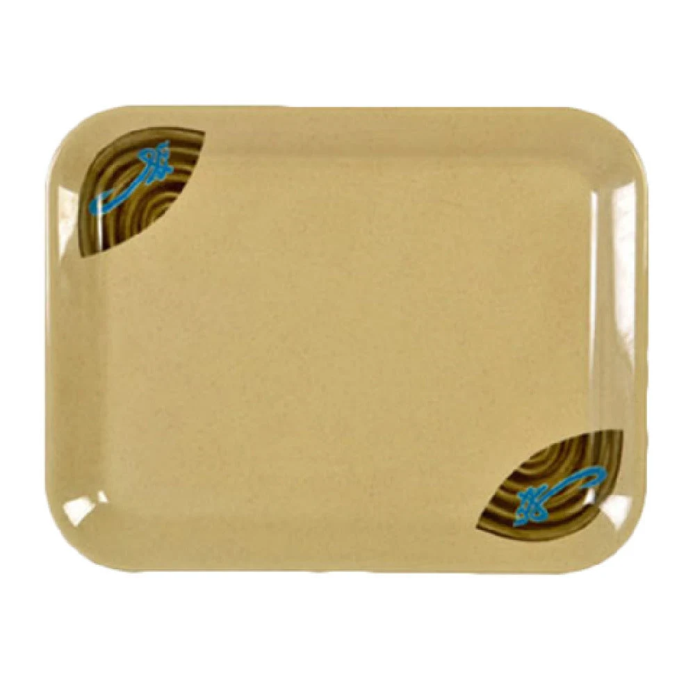 Thunder Group 0901J 13 Inch Melamine Rectangular Tray Break Resistant BPA Free