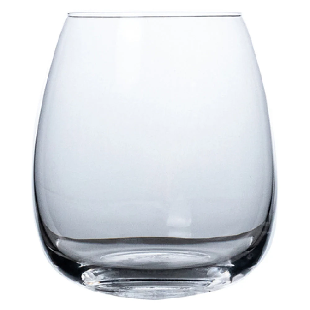 Hospitality Brands HGLBG11-004 15.25 oz Stemless Wine Glass Lead-Free Crystal Clear