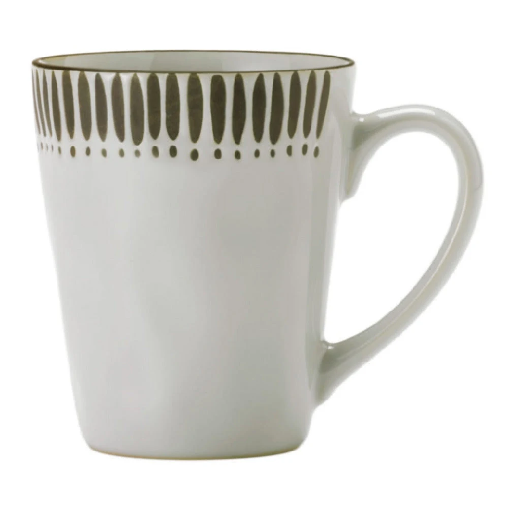 Libbey DULCET-6G 13 Oz. Mug Stoneware Dishwasher and Microwave Safe Gray