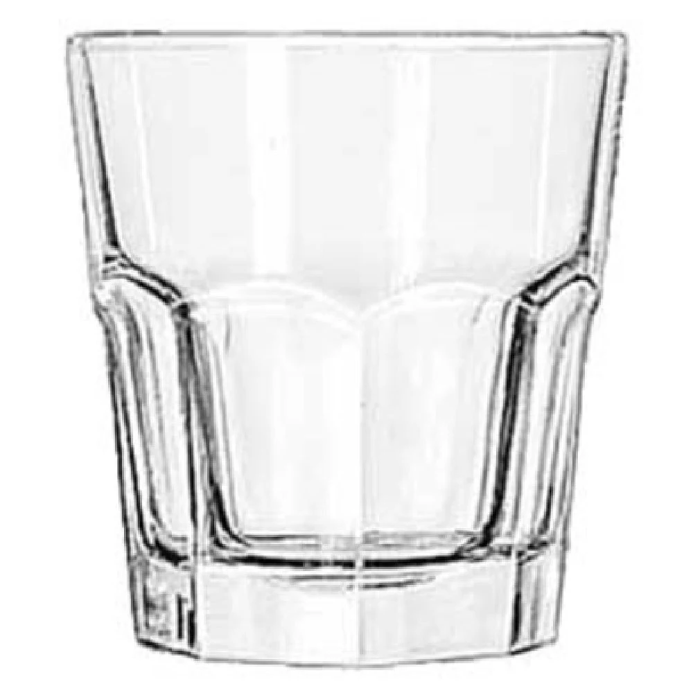 Libbey 15232 10 Oz DuraTuff Rocks Glass Clear Glass with Durable Surface