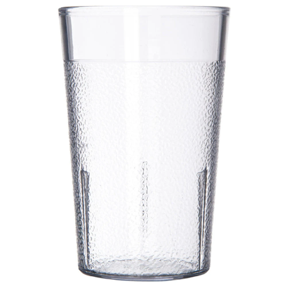 Dinex DX550107 5 Oz Clear Textured Tumbler SAN Plastic Dishwasher Safe