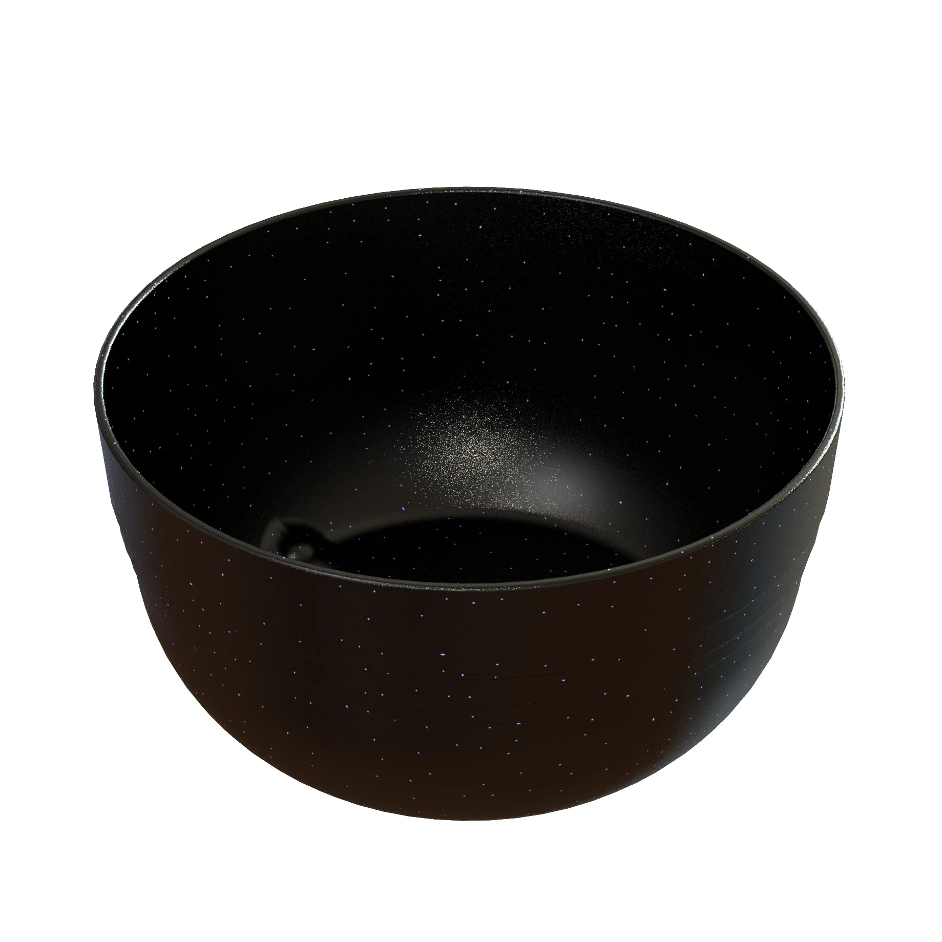 Tablecraft CW3180MBS 6-3/4 Quarts Cold Holding Bowl Aluminum Midnight