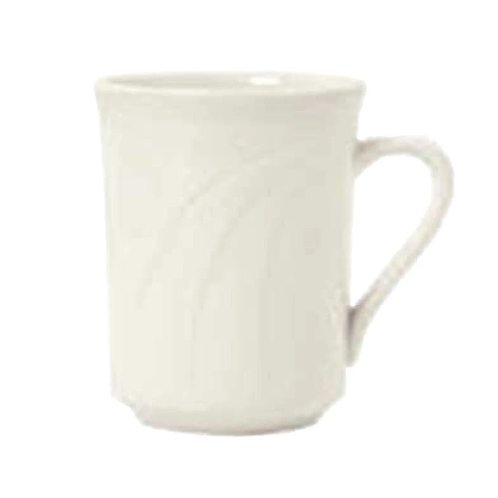 Libbey 950038005 8-1/2 Oz China Mug Cascade Pattern Flint Color - Commercial Mug