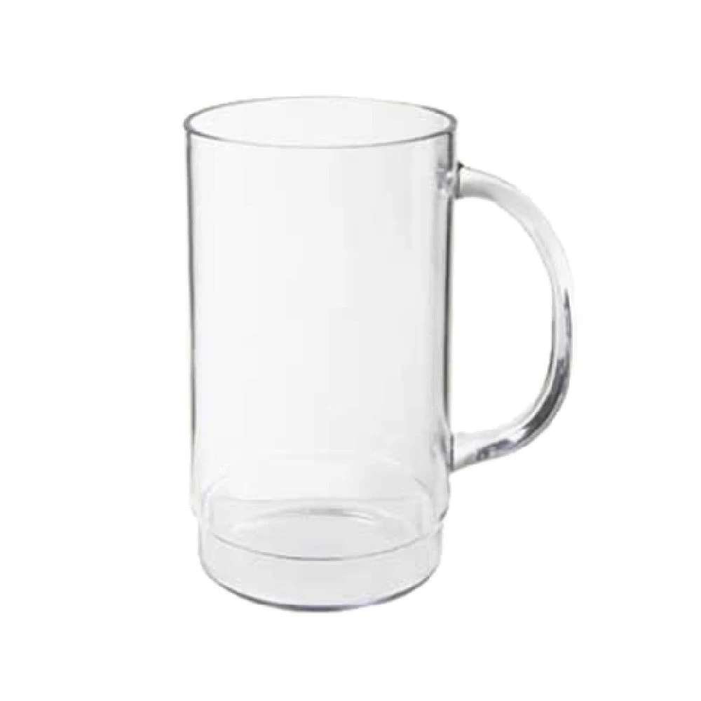 GET Enterprises 00083-1-SAN-CL 20 Oz Clear Beer Mug with Durable SAN Plastic