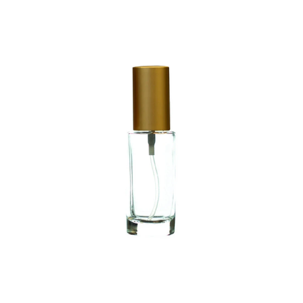 Hospitality Brands HGBCY25GM-001 1 Oz Glass Sprayer Bottle Elegant Matte Gold Top