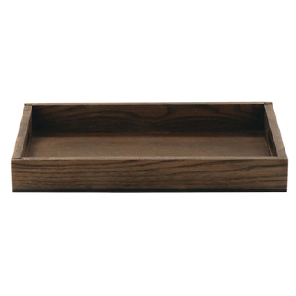 GET Enterprises WD-14-ASH 11 Inch Rectangular Serving Tray Wood with Handles