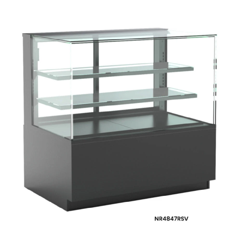 Structural Concepts NR7247RSV 72 Inch Freestanding Display Case with Self-contained Refrigeration