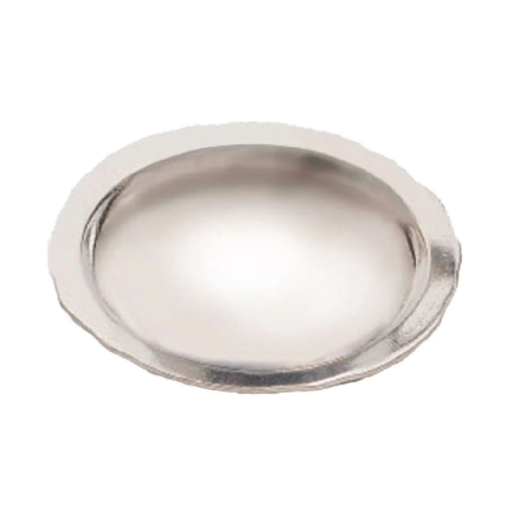 Bon Chef 1027CHESTNUT 6-5/8 Inch Round Plate Aluminum with Ceramic-look Coating Sandstone Matte Brown