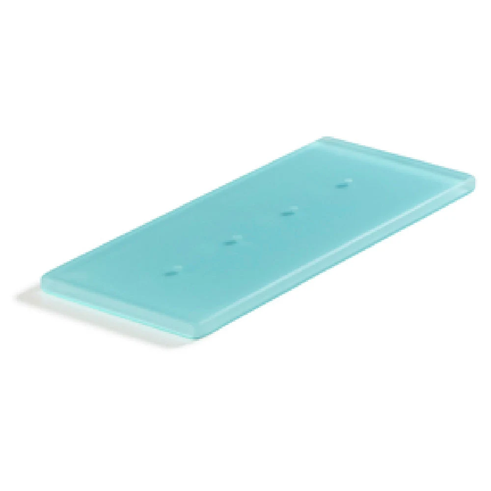 Revol 411219 9-3/4 Inch Resin Tasting Tray Stackable Lagoon Color