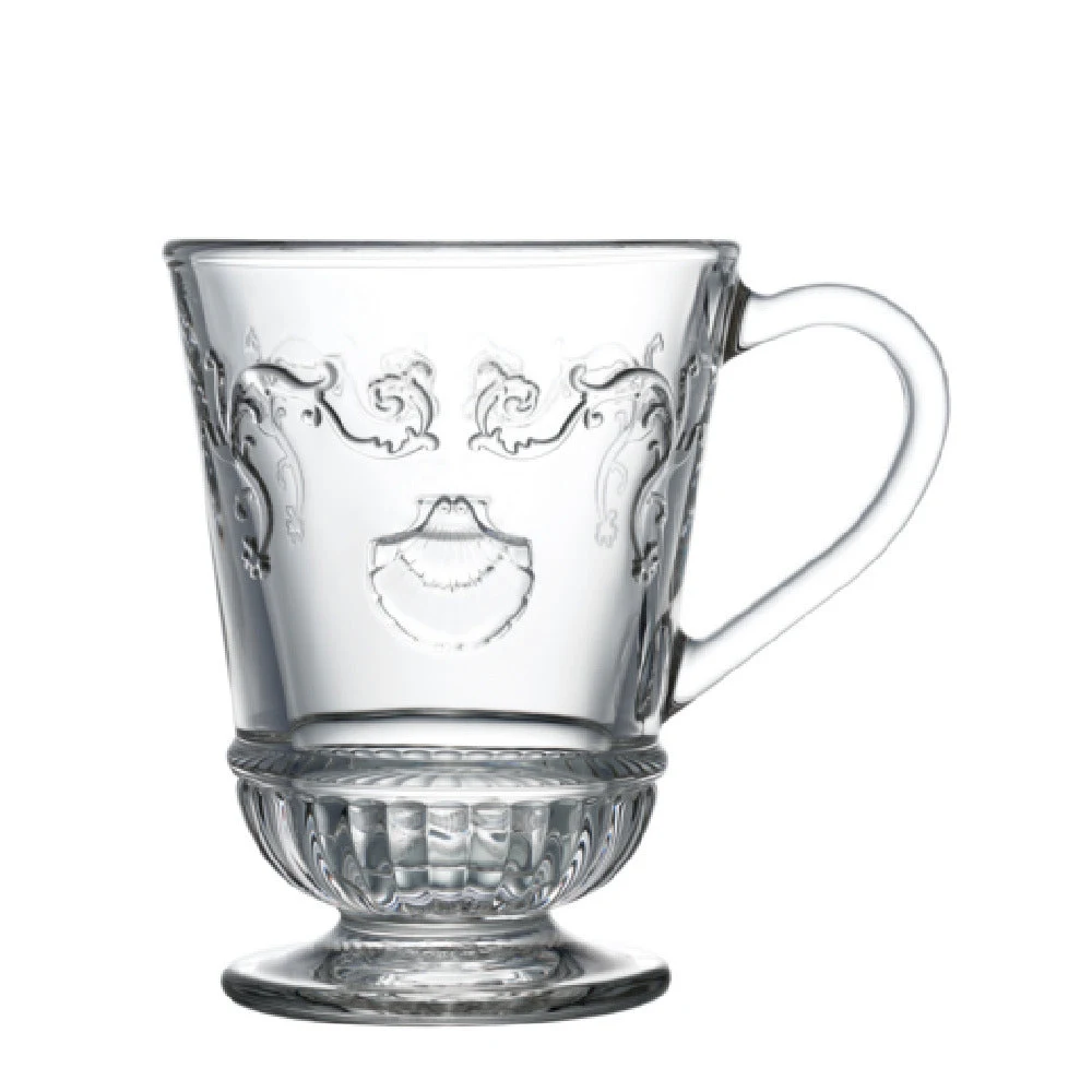 La Rochere North America 638901 9oz Mug Clear Glass With Sturdy Design