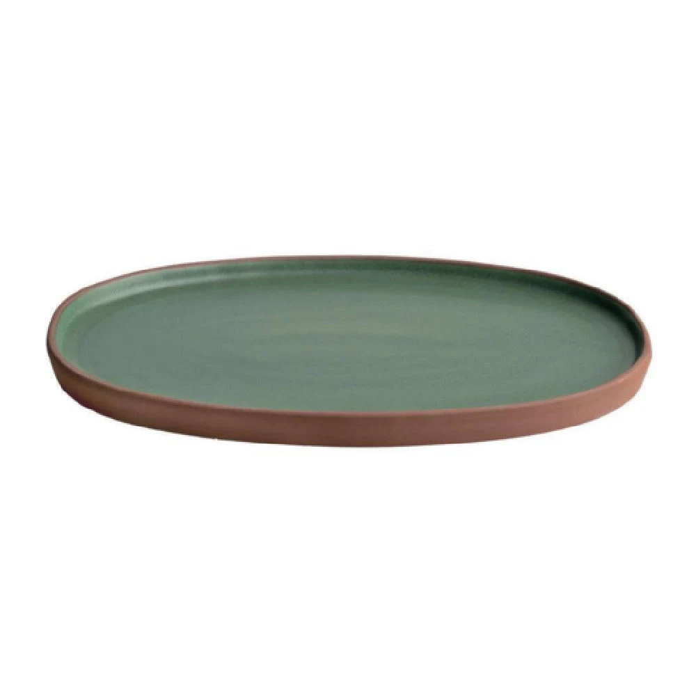 Arc Cardinal FP752 Maria Portugal Terracota Terra Green Tray (L:11.5'' X W:7.5'')