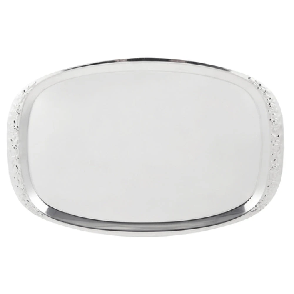 Vollrath 47251 19 Inch Cater Tray Rectangular Stainless Steel Mirror Finish with Delicate Edging