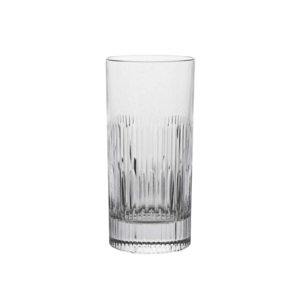 Steelite 680RCR397 12 Oz Cut Highball Glass EcoCrystal Clear 12 Packs