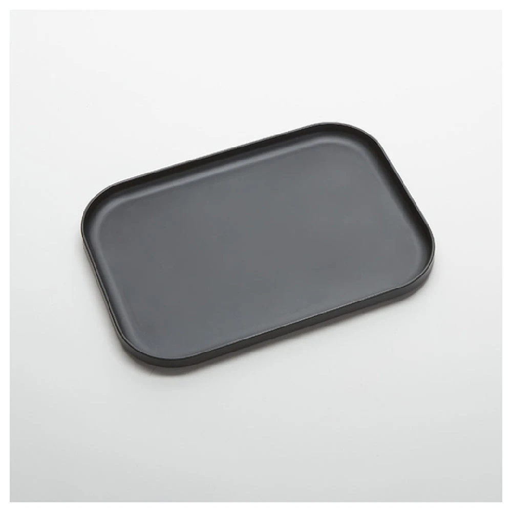 American Metalcraft MTB14 14 Inch Rectangular Tray Break-resistant Melamine Black