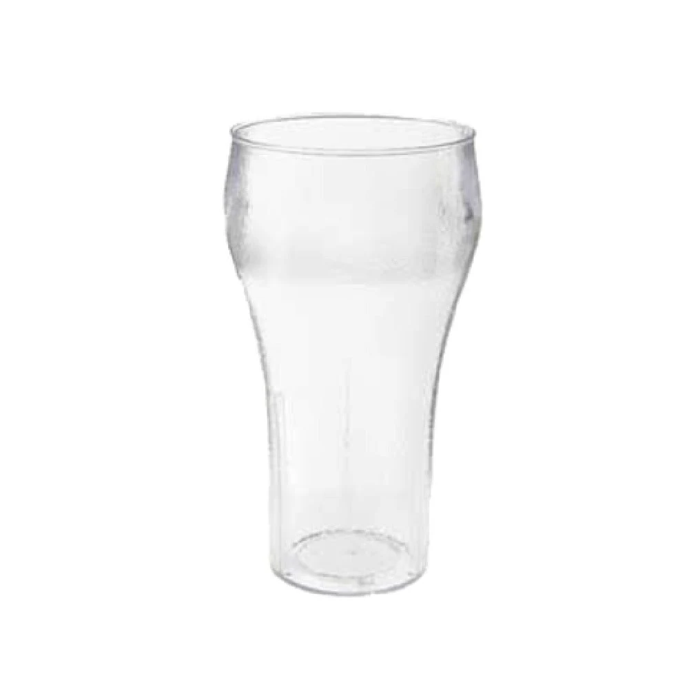 GET Enterprises 7716-1-CL 16 Oz Clear Bell Tumbler BPA Free SAN Plastic 6 Packs