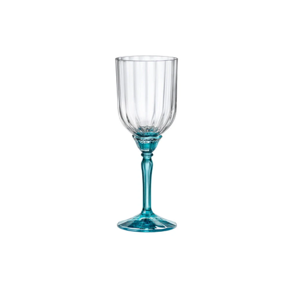 Steelite 49206Q214 8.25 Oz Stemware Florian Blue Glass 2 Packs