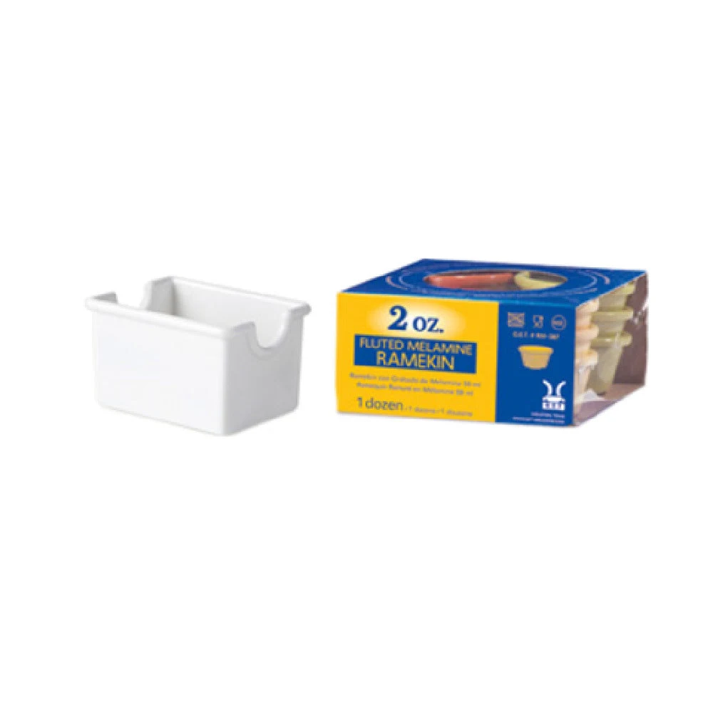 GET Enterprises SP-SC-66-W 3-1/2 Inch Sugar Caddy BPA Free White Plastic