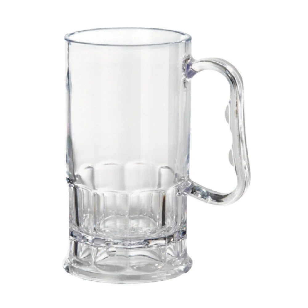 GET Enterprises 00082-1-SAN-CL 10 Oz Beer Mug Clear SAN 2-3/4 Inch Diameter
