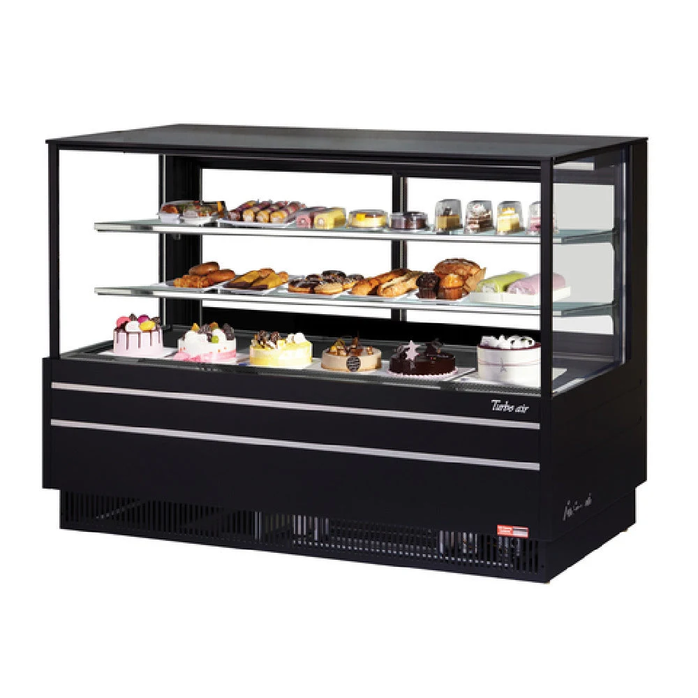 Turbo Air TCGB-72UF-W-N 72 Inch Refrigerated Display Case Full Service 23.2 cu.ft.