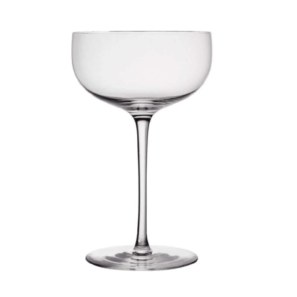 Steelite 83000WE212 5.75 Oz Champagne Coupe Glass with Signature Cocktail