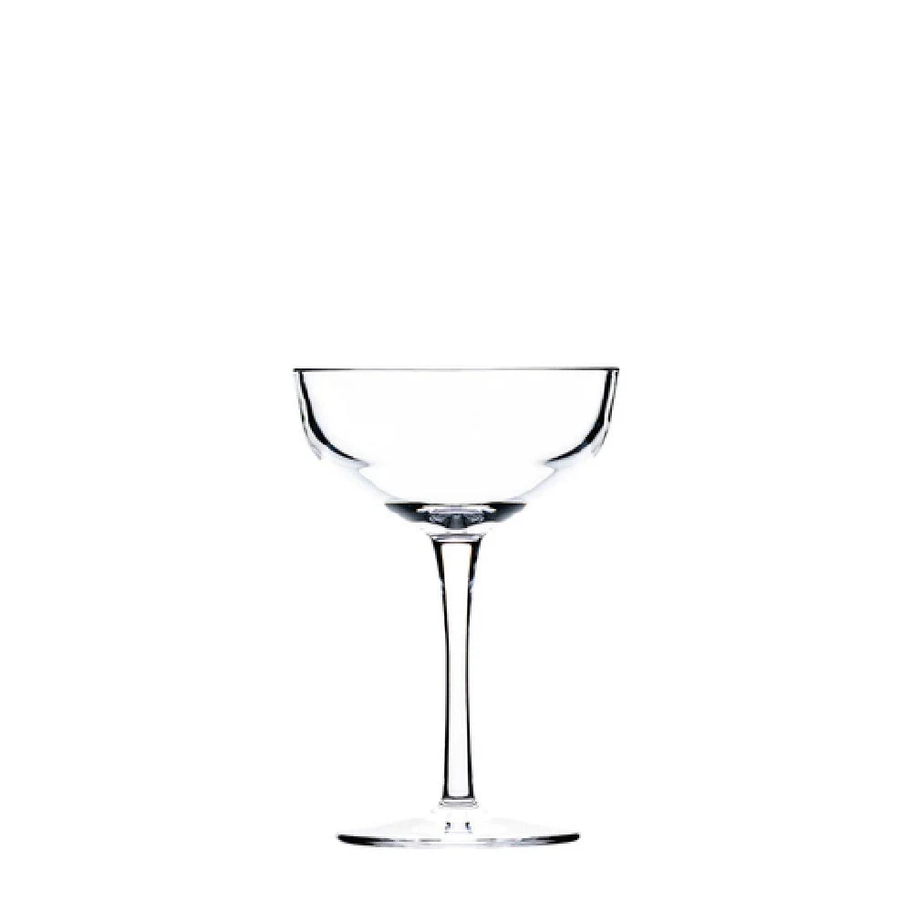 Hospitality Brands HUF100-012 8 Oz Unbreakable Coupe Glass Polycarbonate 12 Packs
