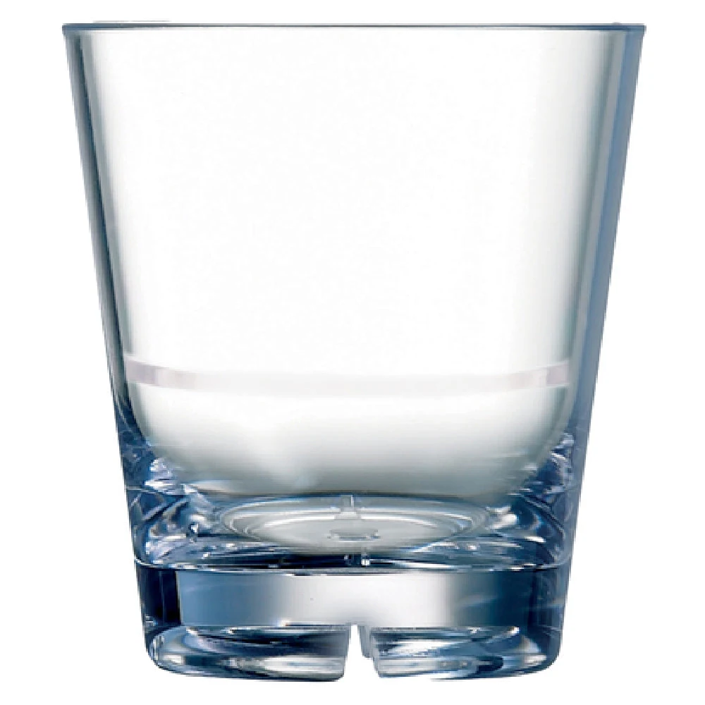 Arc Cardinal FN091 12 Oz Clear Double Old Fashioned Glass SAN Plastic 36 Packs