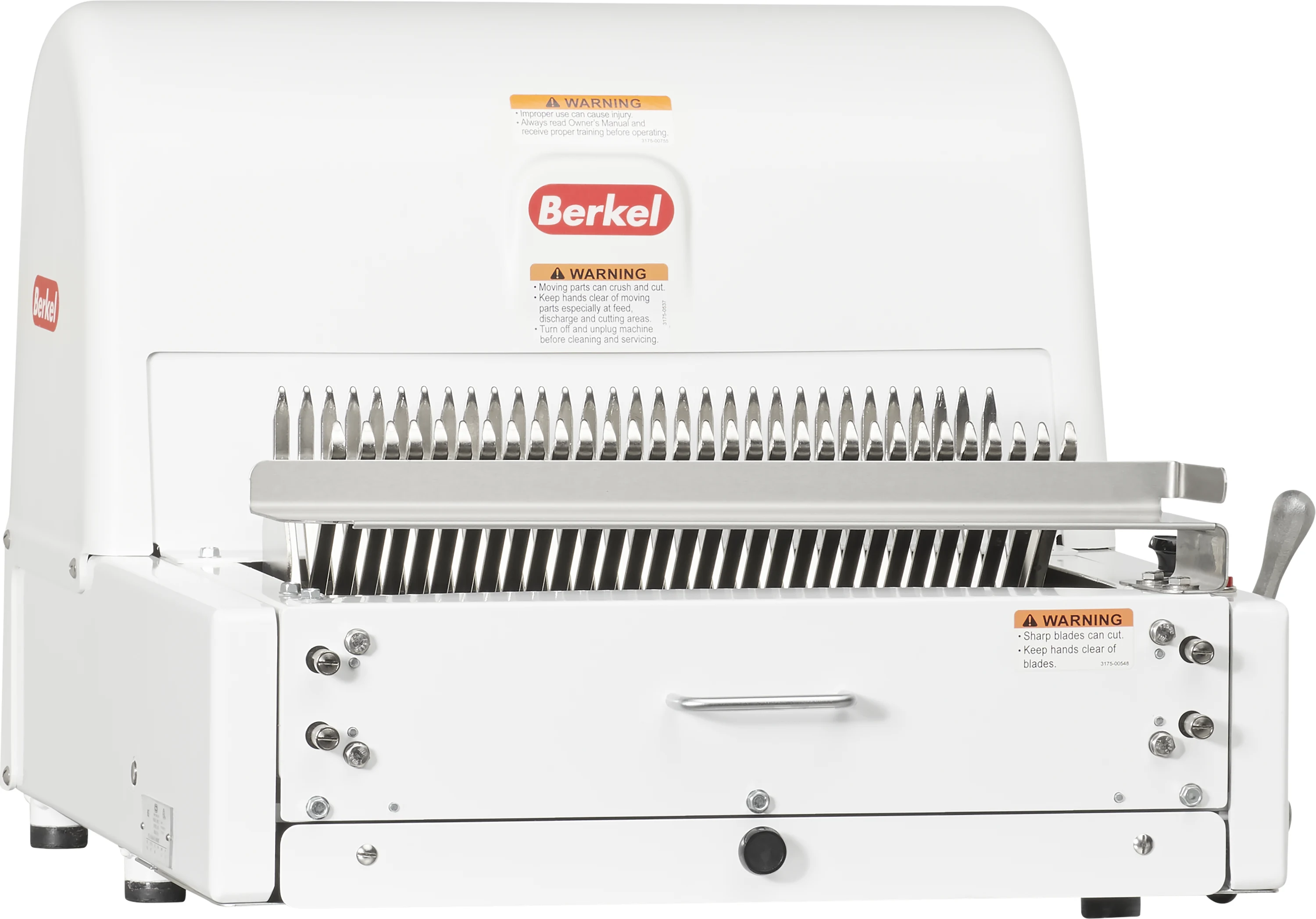 Berkel MB7/16STD 25 Inch Countertop Bread Slicer Alloy Carbon Steel Blades