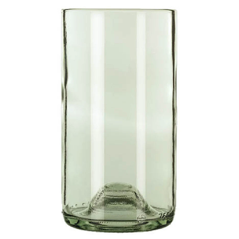 Libbey 97281 16 Oz Tumbler Repurposed Wine Bottle Glass Spanish Green