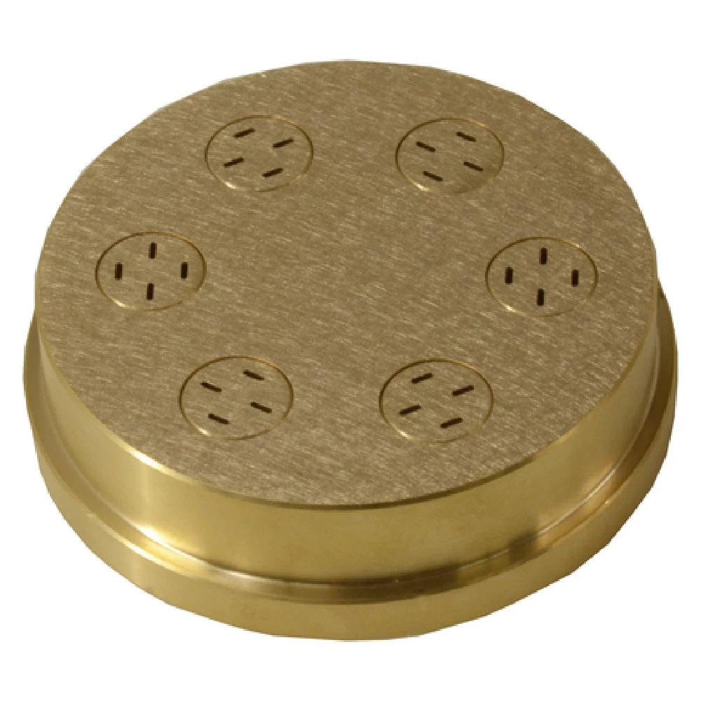 Omcan 13376 2.5mm Tagliatelle Pasta Die Brass with Precision Aperture