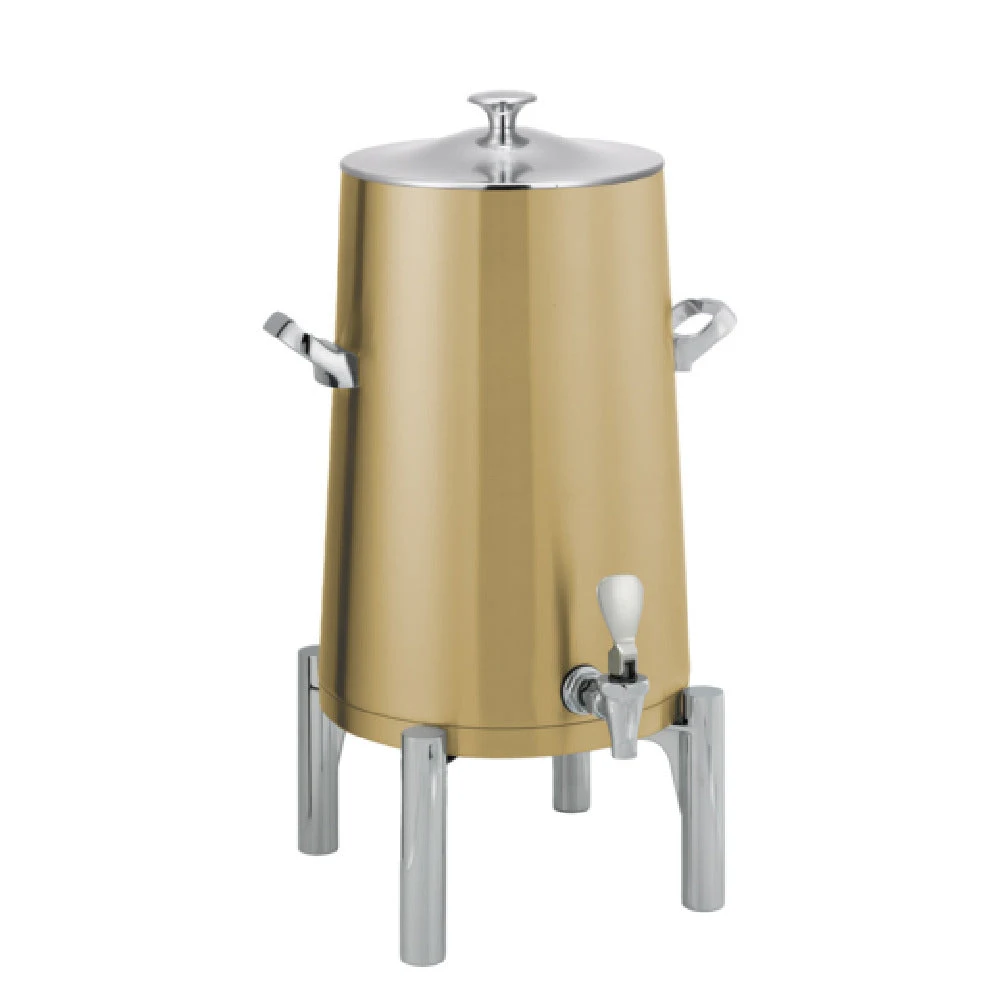 Service Ideas URN50VVGRNCL 15 Inch Vacuum Insulated Thermo-Urn Metallic Elements Vintage Gold