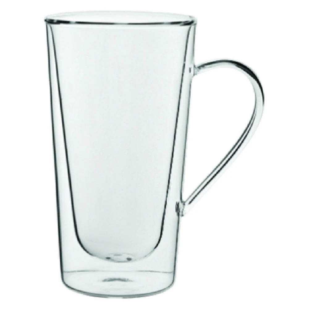 Hospitality Brands HG90049-006 12 Oz Latte Glass Double-Walled Borosilicate Handmade