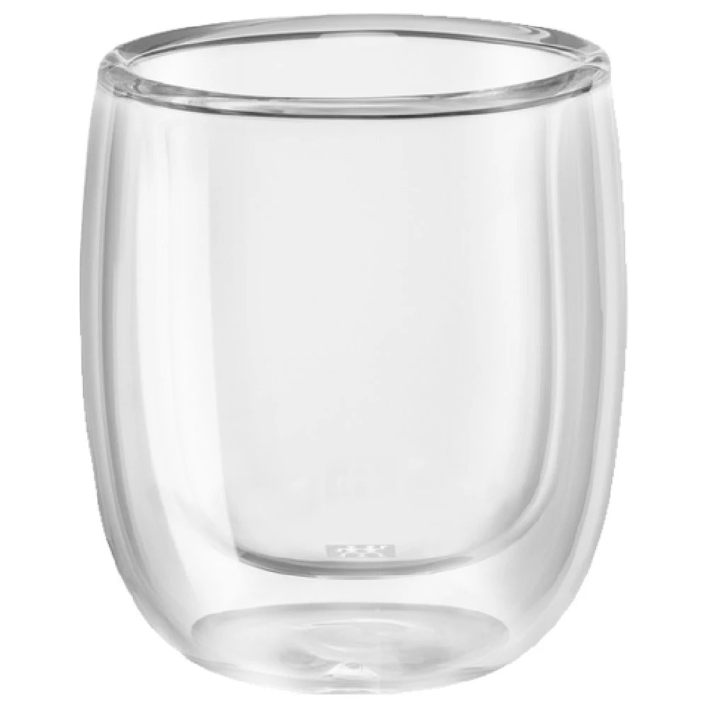Zwilling 39500-085 2.7 Oz Espresso Glass Set Double Wall Borosilicate Clear
