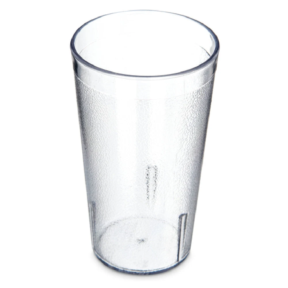 Carlisle 5212-207 12 Oz Tumbler Textured SAN Clear BPA Free Dishwasher Safe