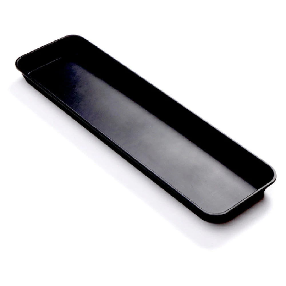 American Metalcraft MT8 216 Oz Rectangular Break-Resistant Market Tray Melamine Black