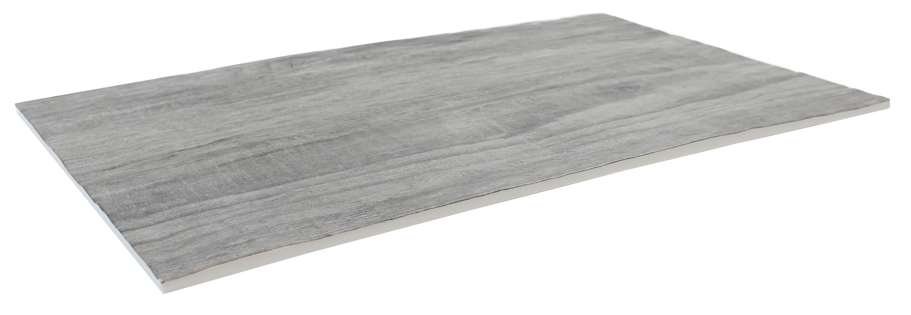 Tablecraft MG2DW 12-3/4 Inch Rectangular Serving Tray Melamine Gray Matte Finish