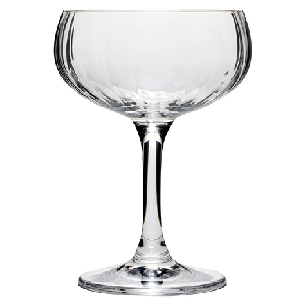 Steelite 4854RD352 8.0 Oz Champagne Coupe Lead Free Crystal with Optic Design