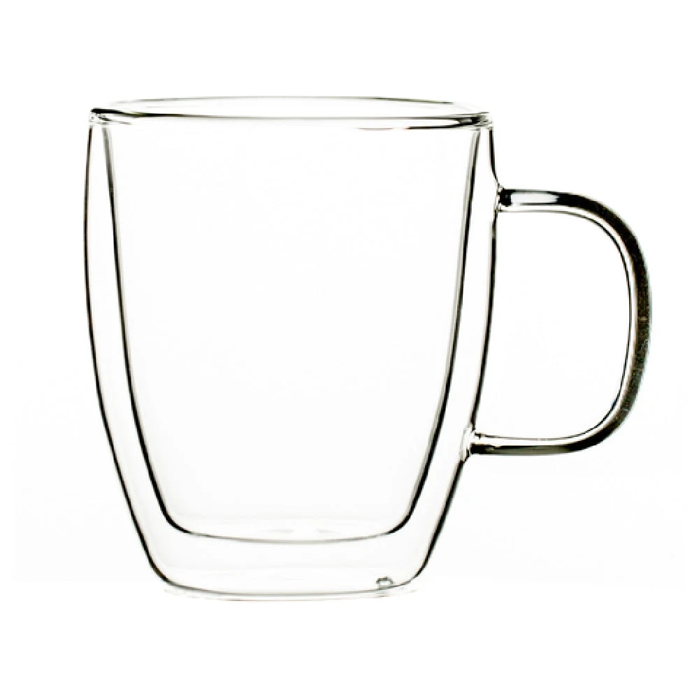 Hospitality Brands HGS18104-012 16oz Mug Glass Double Walled with Borosilicate