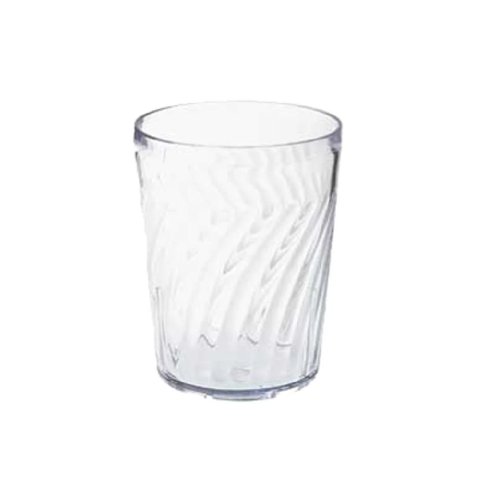 GET Enterprises 2211-1-CL 12 Oz Plastic Tumbler Clear BPA Free Textured
