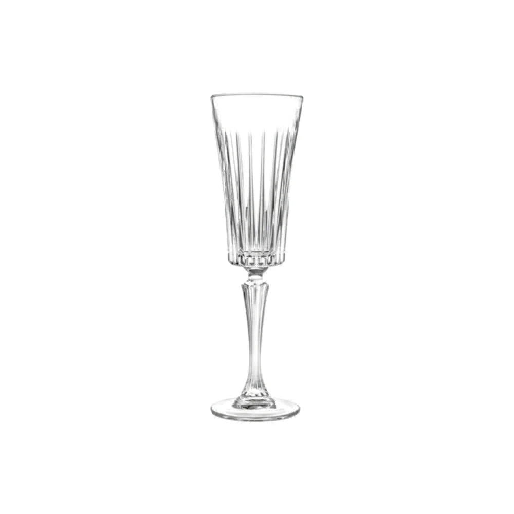 Steelite 677RCR386 7 Oz Champagne Flute Glass EcoCrystal Clear Crystalline