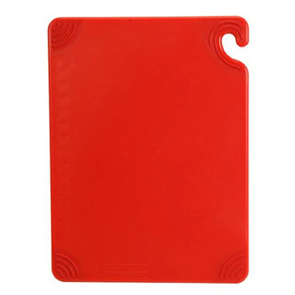 San Jamar SJCBG152012RD 20 Inch Cutting Board Red with Saf T Grip