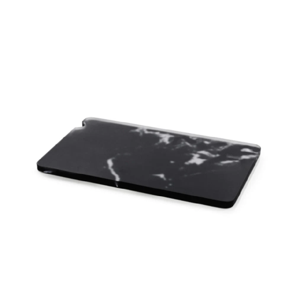 Revol 660485 10.44 Inch Black Marble Rectangular Display Tray Resin for Carafes