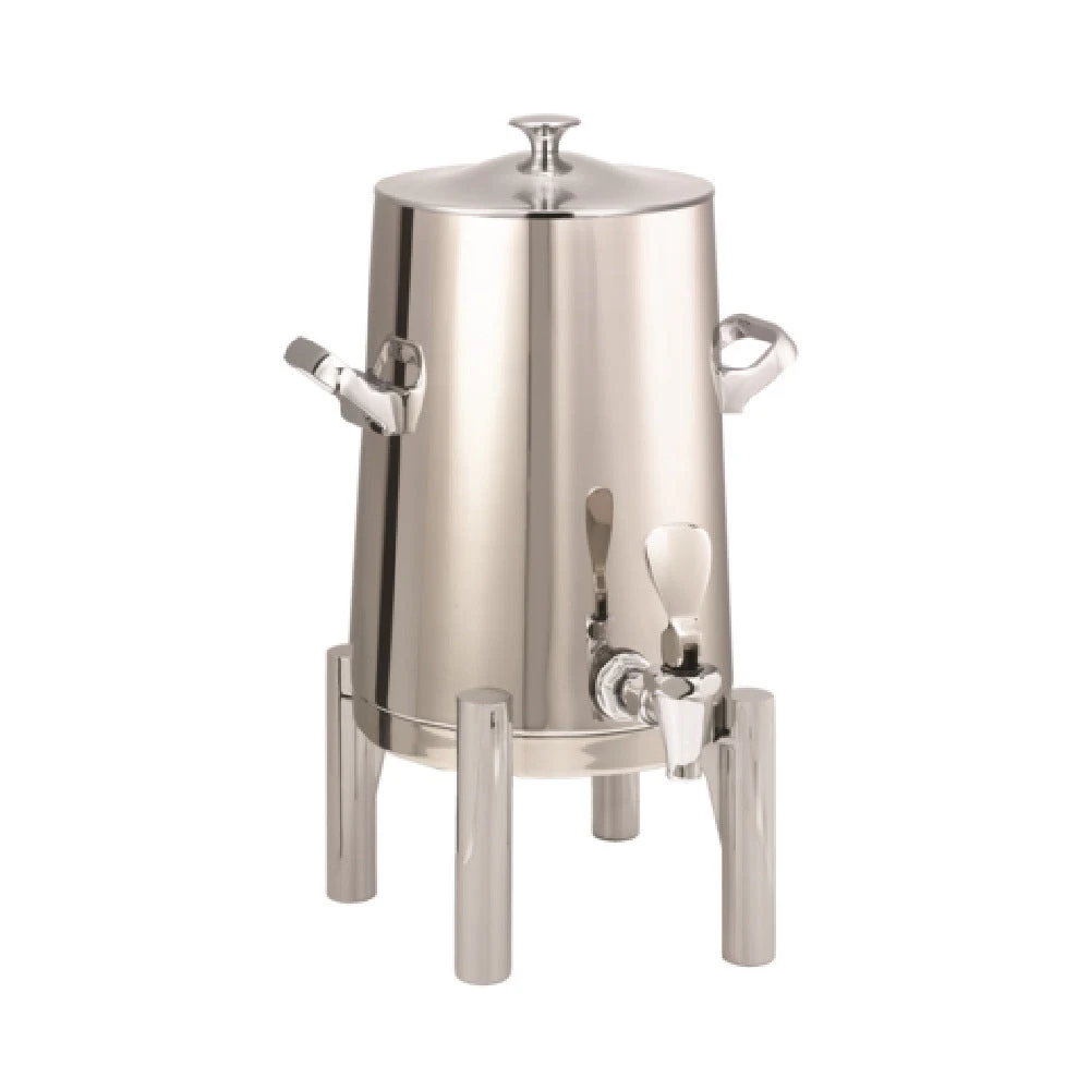 Service Ideas URN15VPSRNCL 12 Inch Flame Free Thermo Urn 192 Oz with Spigot Stainless Steel