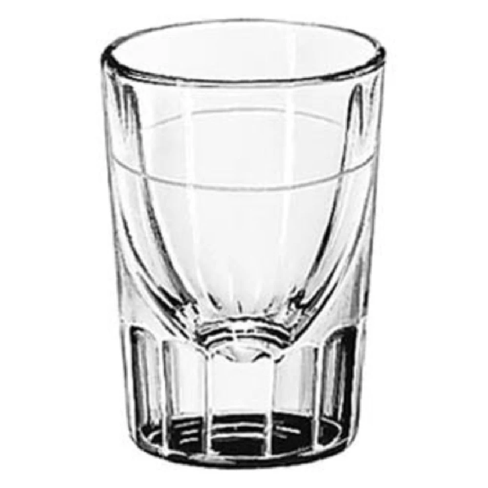 Libbey 5127/S0711 1-1/2 Oz Fluted Shot Glass Durable Glass High-Volume Use