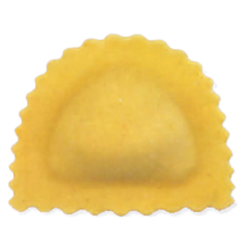 Arcobaleno Pasta Equipment MOLD-AMF-RS-30B 2-1/2 Inch Half Moon Ravioli Mold with Scalloped Edge