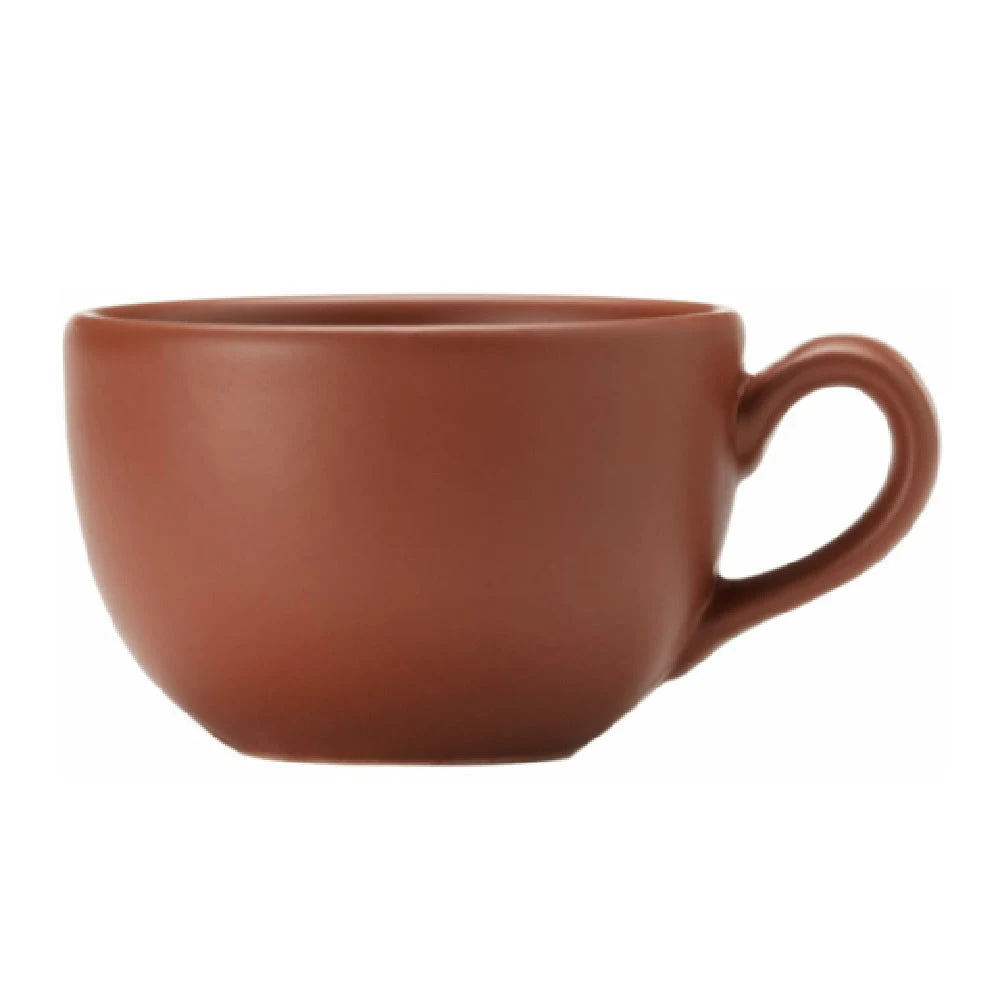 Libbey DRI-12-C 7-3/4 Oz Cup With Handle Porcelain Satin Matte Finish