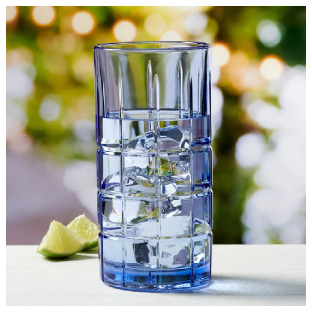Anchor Hocking 15046L24 16 Oz Tea Glass Glass Coastal Blue Manchester 12 Packs