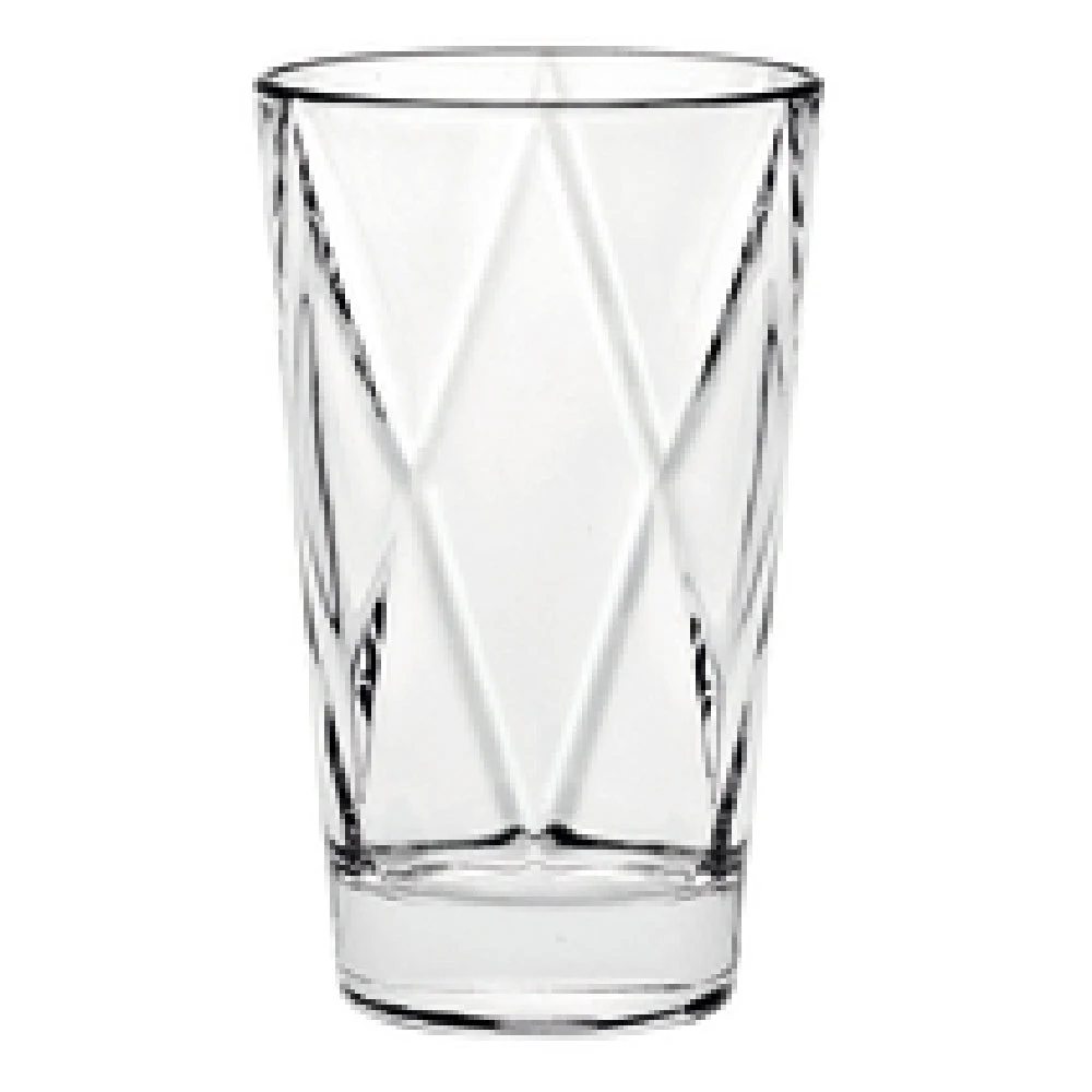 BauscherHepp 68062 9-1/2 Oz Long Drink Tumbler Stackable Glass Dishwasher Safe